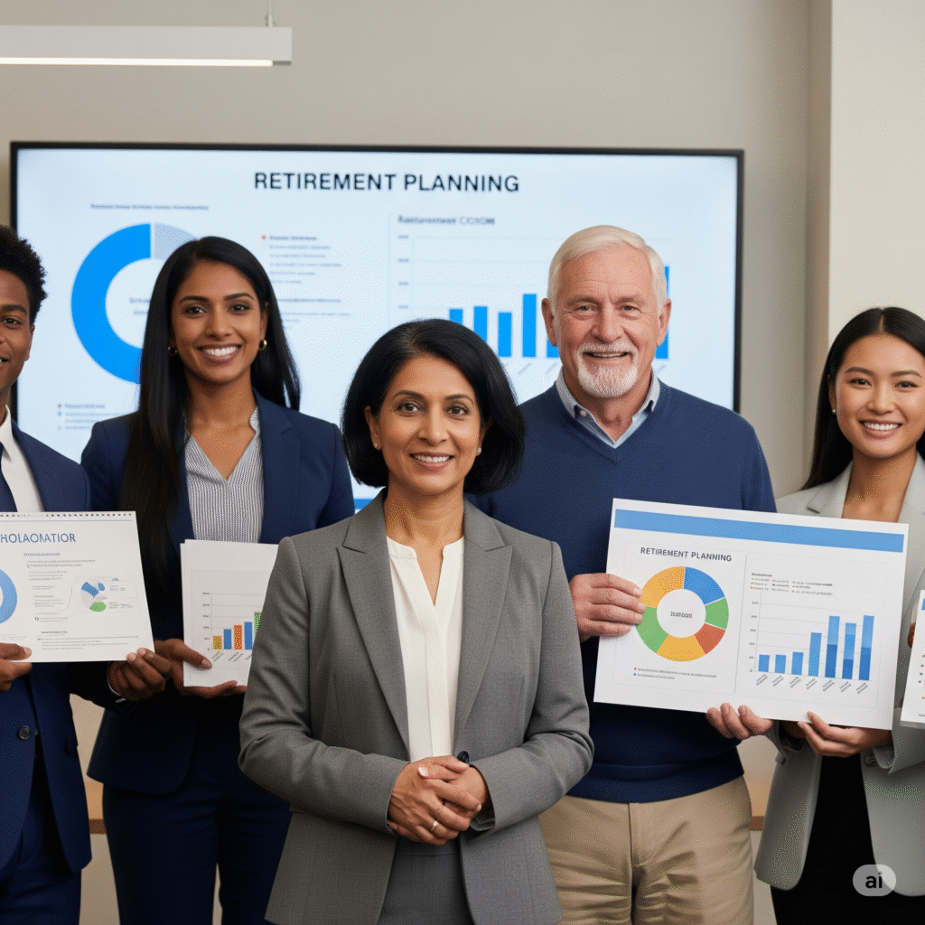 Retirement planning support for working people