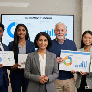 Retirement planning support for working people